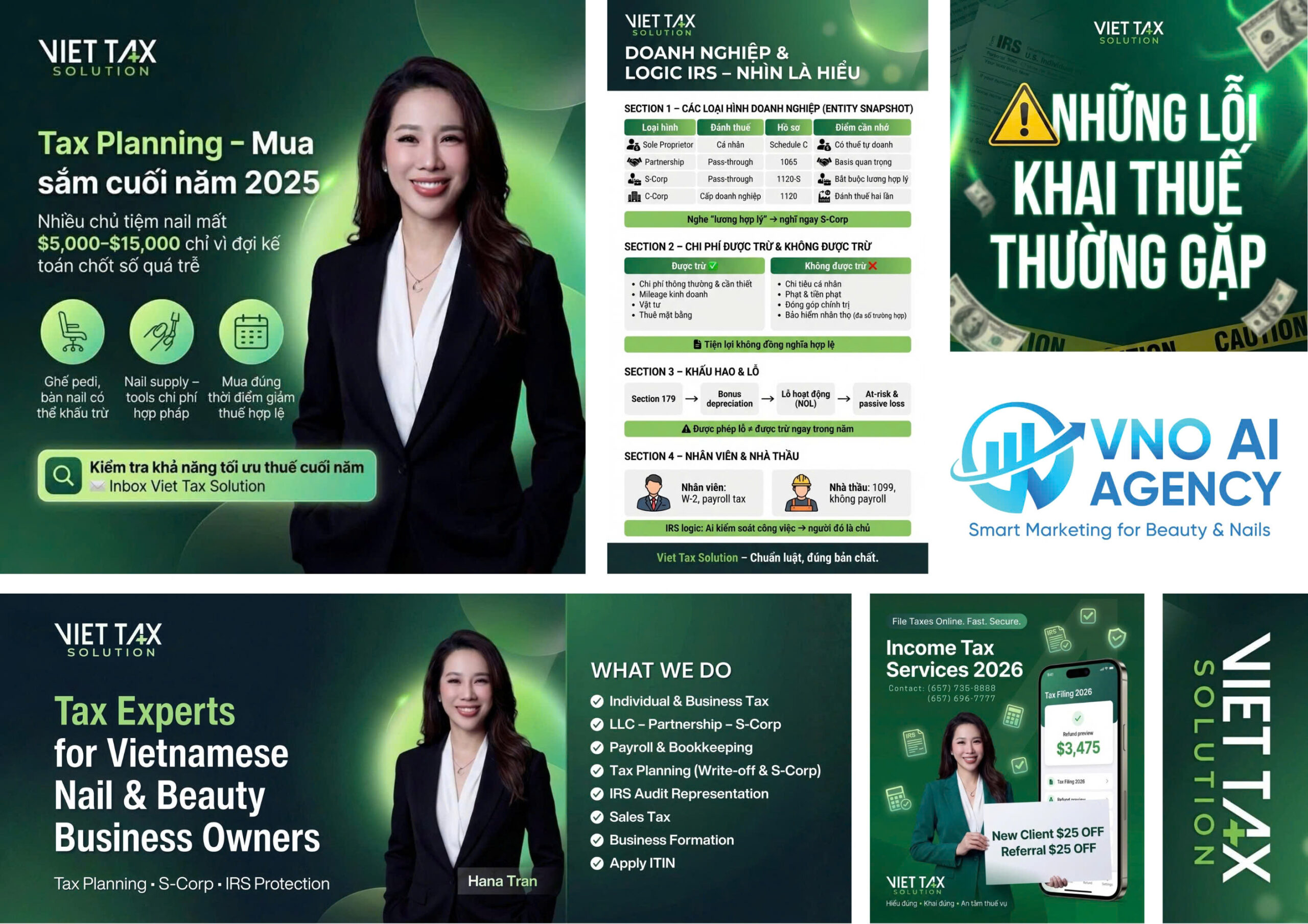 Dự án Viet Tax Solution do Vnoutsource thiết kế
