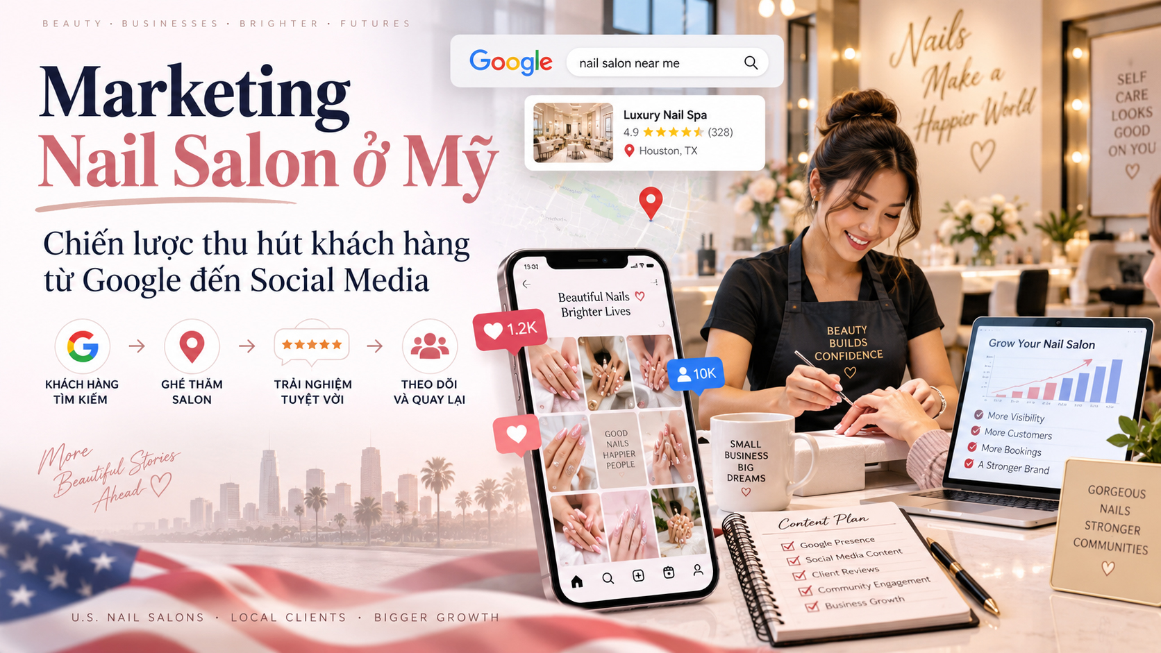Marketing Nail Salon ở Mỹ